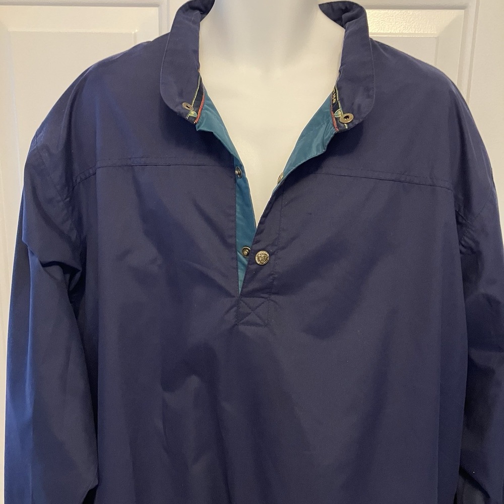 SUNICE Canada Sz XXL Navy Golf Shirt Windbreaker Shirt Jacket 1/4 Zip Men's - Picture 2 of 9